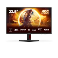 Monitor AOC Q24G4RE, 23.8 inch, rezolutie 2560 x 1440, culoare Negru si Rosu, garantie 3 ani - 4