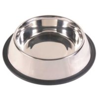Castron pentru caini TRIXIE, rotund, antiderapant, inox argintiu, M-L (1.75l, ⌀30cm) - 3
