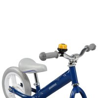 Bicicleta fara pedale Skiddou Nils Denim Bleumarin 12 inch - Cadru din aluminiu usor, scaun reglabil, roti din spuma EVA+PU - 5