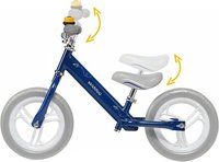 Bicicleta fara pedale Skiddou Nils Denim Bleumarin 12 inch - Cadru din aluminiu usor, scaun reglabil, roti din spuma EVA+PU - 10