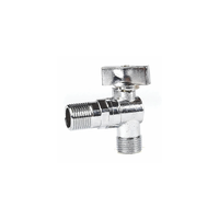 Robinet coltar Premium pentru apa, cu rozeta, 1/2" x 3/4" - 1