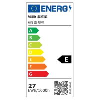 Lustra suspendata LED Pinne Gri 4000K 118x6x150 cm - 10