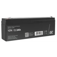 Acumulator plumb acid GreenCell 12V 2.3AH, terminal F1/T1, AGM18 - 1