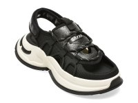 Sandale negre GRYXX model 2569 din material textil - 1