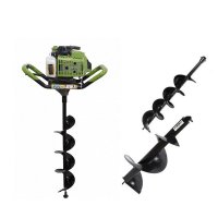 Motoburghiu Pamant Procraft GD68 - Putere 3 CP + 3 burghie 100, 150, 200 mm - 1