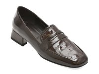 Mocasini EPICA maro, DA7034, din piele naturala lacuita - 1