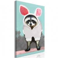 Tablou - Raccoon or Hare? (1 Part) Vertical 40x60 cm - 1