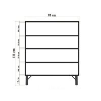 Comoda Sia - Design Multicolor pentru Depozitare Eficienta - 9