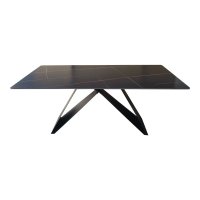 Masa, Mapele, Negru, 180x90x75 cm - 3