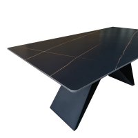 Masa, Mapele, Negru, 180x90x75 cm - 4