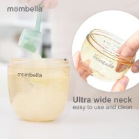 Biberon Anticolici Mombella Brest-Like 210ml cu Tetina M Flux Mediu din PPSU Ivory - 2