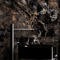 Gresie portelanata Toscana Gold Insert, 60 x 120 cm, lucioasa, rectificata, aspect marmura, interior si exterior - 3