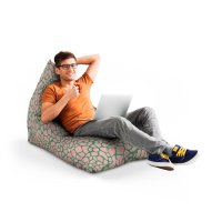 Fotoliu puf Bean Bag Lounge Giraffe Dusty Pink - 3