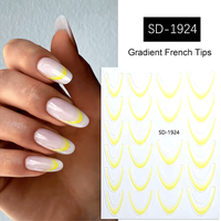 Sticker Decor Unghii French Color SD-1924 - 1