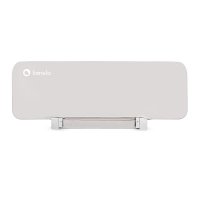 Bariera de siguranta pliabila Lionelo Lora, 105 x 45 cm, Bej, cu sistem de blocare StandSafe si geanta de transport - 1