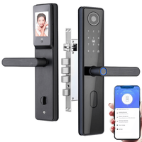 Yala inteligenta Wireless cu camera video, control de la distanta WiFi, broasca inclusa, Aplicatie,Card, Amprenta,Parola - 13