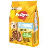 PEDIGREE Junior M-XL Pasăre si Legume 500g - Hrană Uscată pentru Câini Tineri - 1