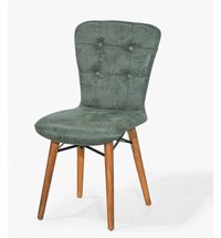 Scaun modern tapitat verde Beluga Homs - 1