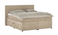 Pat Boxspring Gibson, cu ladă de depozitare, saltea și topper incluse - 1