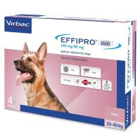 Effipro Duo Dog L 268 mg pipete antiparazitare caini talie mare (20 - 40 kg), 4 pipete - 1