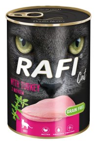 Hrana Umeda Pisici, Rafi Cat, Curcan, 400 g - 1