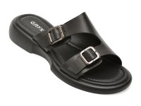 Papuci negri GRYXX JL50 din piele naturala pentru femei - 1