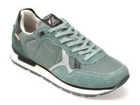 Pantofi sport PEPE JEANS verzi, MS40005, din material textil - 1
