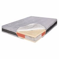 Saltea Ortopedica cu Arcuri Pocket 140x190 cm - 100% Latex si Ioni de Argint, 26 cm, Hotel Range - 1