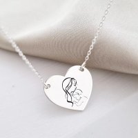 Lantisor personalizat - Iubire de mama - Argint 925 - 1