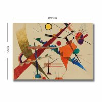 Tablou Rainbow Vista 2 Multicolor 70x100 cm - 3