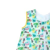 Sac de dormit copii KidsDecor 0.5 tog Tropical din bumbac 95 cm - 1