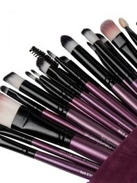 Set 20 pensule de machiaj Mauve Brushes cu husa de depozitare - 4