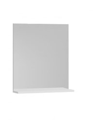 Oglinda cu polita, seria 055, alb, 60x68 cm - 1