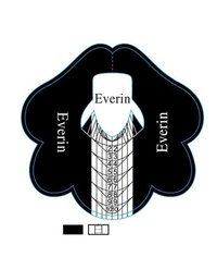 Șabloane Unghii Profesionale EVERIN U4-F2 – Rolă 100 bucăți pentru Construcții cu Gel și Acryl - 1