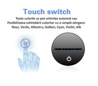 Lampa de veghe LED, Cristiano Ronaldo, 7 Culori, Lumina Ambientala, Alimentare USB sau 3 baterii AA - 4