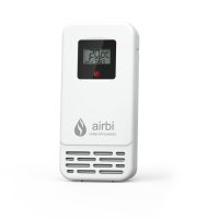 Senzor pentru temperatura si umiditate afisaj LCD alb AirBi BI1010 - 1