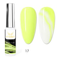 Artistic Liner Gel EVERIN 8ml – 17 | Gel liner galben neon pentru contururi și modele luminoase de nail art - 1