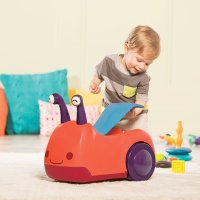 Ride-On fara pedale pentru copii B.Toys melc cu lumini si sunete, scaun ergonomic, loc depozitare jucarii, greutate maxima admisa 23 kg - 5