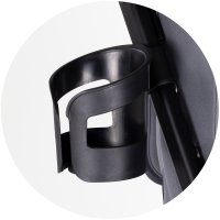 Carucior pentru gemeni Chipolino Twinity Cloud, cadru din aluminiu, suspensii, huse picioare, suport pahar, gentuta - 4