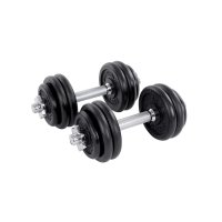 Set 2 buc. Gantere 2x15 kg Songmics Negru 35x16x16 cm - 2
