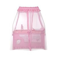 Patut pliabil stil baldachin Magic Sleep cu accesorii Mellow Rose Ballerina Bear - 1