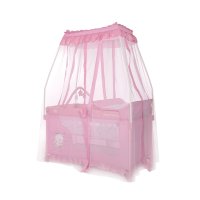 Patut pliabil stil baldachin Magic Sleep cu accesorii Mellow Rose Ballerina Bear - 3