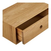 Comoda de perete Luzern din lemn masiv de nuc, 25x40x15 cm - 1