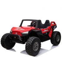 BJX1928 UTV electric pentru copii - 4x4, 300W, 24V, echipare premium - Rosu - 1