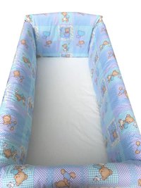 Aparatori Maxi Ursuleti pe albastru 140x70 cm - 1