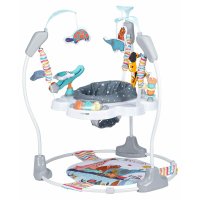 FreeON Jump&Play - Centru de Activitati Interactiv pentru Copii, Scaun Rotativ 360°, Reglabil pe Inaltime, Cu Melodii, Lumini si Jucarii, Siguranta EN 14036:2003, Multicolor - 1