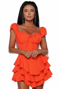 Rochie Eleganta cu Volane Revenge Dress - 1