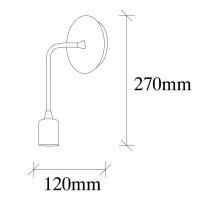 Aplica Dartini - MR - 887 Negru - 6