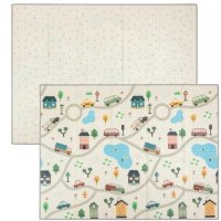 Covoras pliabil FreeON Magic Town, cu doua fete, 200 x 150 cm, de la 0 luni - 1