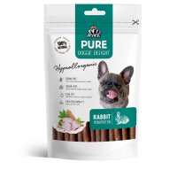 PET'S DESSERT Pure Doggie Delight Hypoallergenic, XS-XL, Iepure, punguță recompense monoproteice fără cereale câini, alergii, 80g - 2